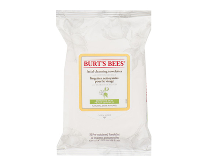Burts Bees Facial Towelettes Sensitive 30 Ct - 01678