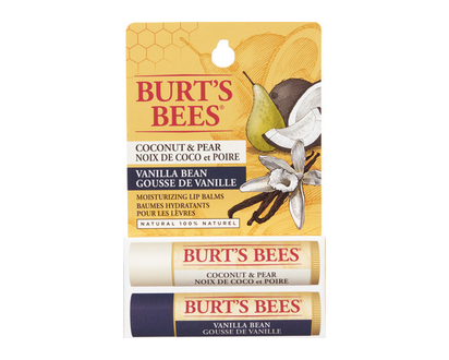 Burts Bees Ccnt & Pear Van Bean L Balm 2Pk 8.5 Gr - 08824