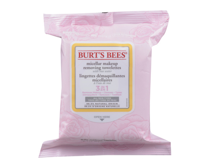Burts Bees Micellar Towelettes Rose 30 Pk - 90837
