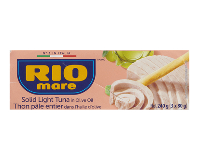 Riomare Tuna In Olive Oil 80Gr 3 Pk - 44938