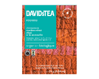 Davids Tea Cinnamon Rooibos Chai 12 Pk - 07934