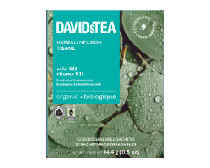 Davids Tea Cold 911 12 Pk - 07936