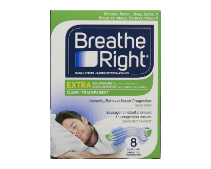 Breathe Right Extra Clear 8 Pk - 80071