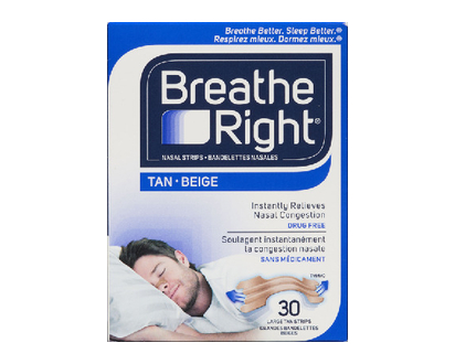 Breathe Right Lg Tan 30 Pk - 80074