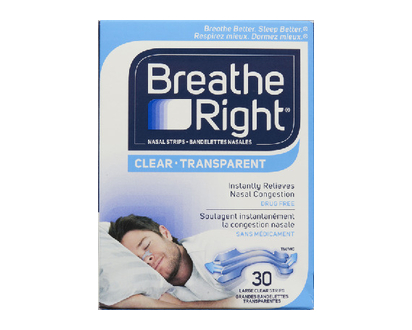 Breathe Right Strp Clr Lg 30 Pk - 80075