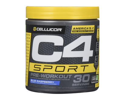 C4 Sport Razzberry Pre-Workout 285G 30 Un - 02969
