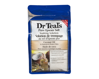 Dr Teals Coconut Oil Epsom Salt 1.36 Kg - 01502