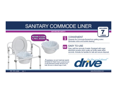 Drive Commode Liners 7 Pk - 00007