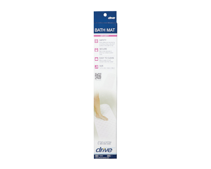 Drive Medical Bath Mat Wht Lg 1 Un - 11144