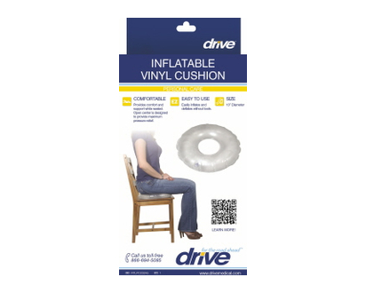 Drive Medical Inflatable Vinyl Cushn Clear 1 Un - 24630