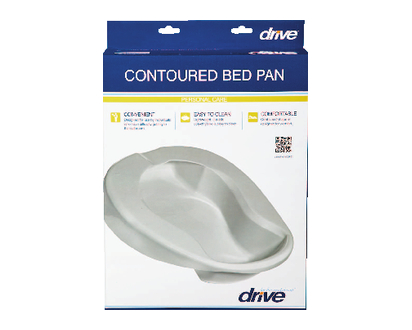 Drive Medical Bedpan Contoured 1 Bx - 24642