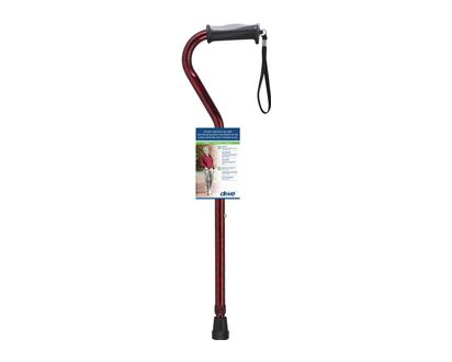 Drive Medical Cane Gel Grip Red Crackle 1 Un - 24646