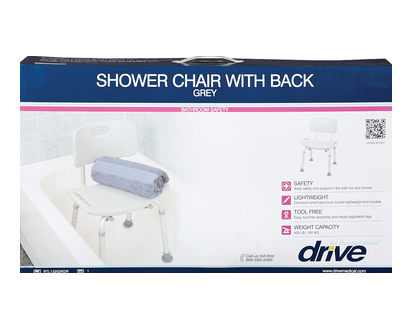 Drive Medical Bath Seat W Bck 1 Un - 24721