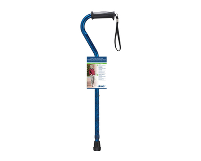 Drive Medical Cane Gel Grip Offset Blue 1 Un - 25173