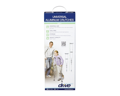 Drive Medical Adj Crutch Universal Quick 1 Pr - 25896