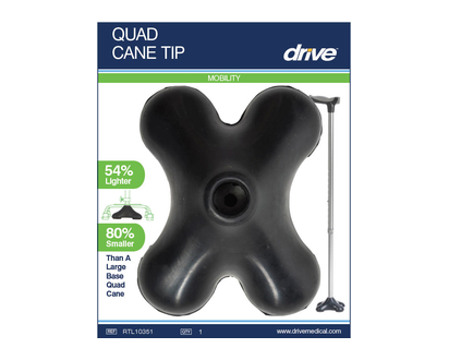 Drive Medical Quad Cane Tip Rtl10351 1 Un - 28542
