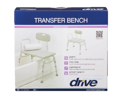 Drivemedic Transfer Tub Bench 3Pc Assembly 1 Un - 53288