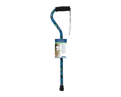 Drive Medical Cane Offset Swirl 1 Un - 54731