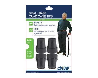 Drive Medical Quad Cane Tips Small Base 1 Un - 56307