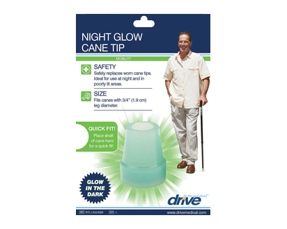Drive Medical Glow In The Dark Cane Tip 1 Un - 56308