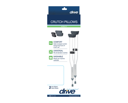 Drive Medical Crutch Pillows Grey 1 Un - 56845