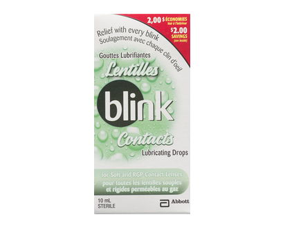 Blink Contacts Lubricating Drops 10 Ml - 90222