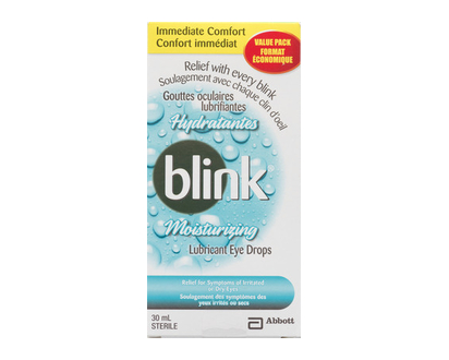 Blink Moisturizing Lubricant Eye Drops 30 Ml - 93631