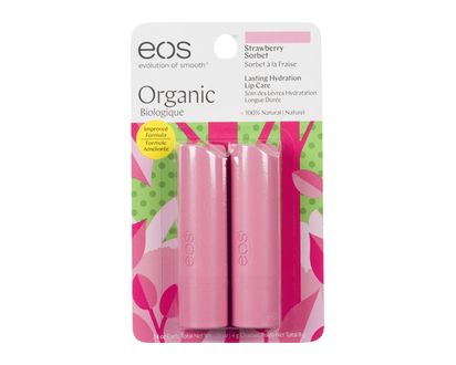 Eos Strawberry Sorbet Lip Balm 2X4g 2 Pk - 01344