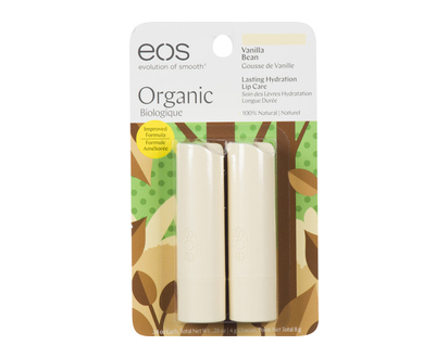Eos Vanilla Bean Lip Balm 2X4g 2 Pk - 01346
