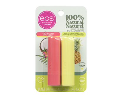 Eos Lip Balm Coconut & Pineapple Passion 2 Pk - 01992