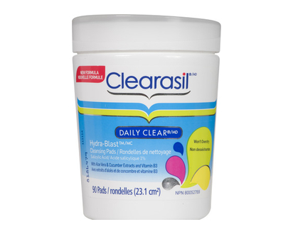 Clearasil Intensive Treat Deep Cleasing 90 Pk - 00102