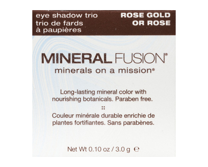 Mineral Fusion Eye Shadow Trio Rose Gold 0.1 Oz - 01810