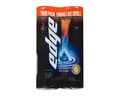 Edge Shaving Gel Sensitive Skin Twin 2 Pk - 00522