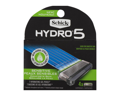 Schick Hydro 5 Sensitive Cartridges 4 Pk - 01560