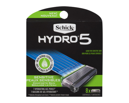 Hydro Skin Comfort Refills Sensitive 8 Pk - 01585